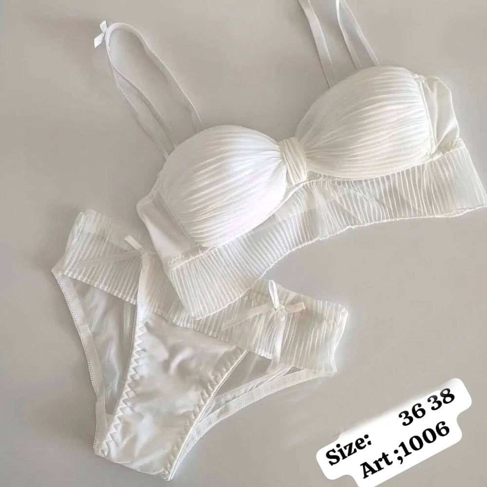 BUTTERFLY BRIDAL BRA PENTY SET
