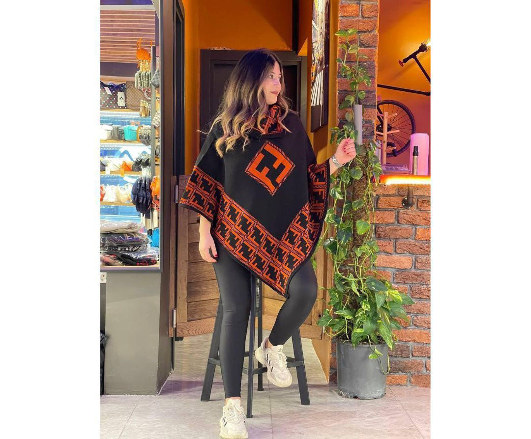Women's L-V shawl