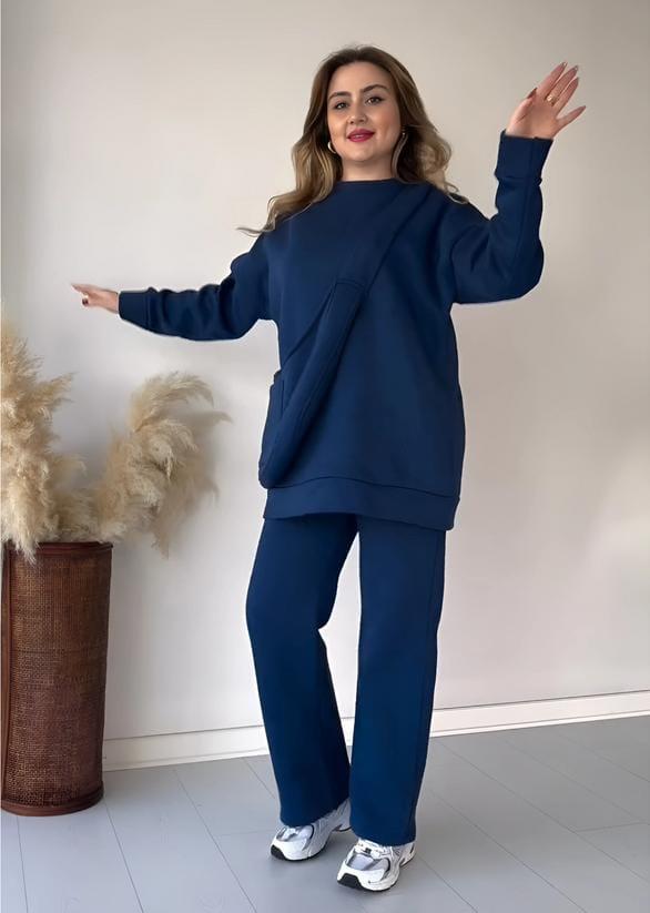 3Pcs Tracksuit Shirt Trouser Bag