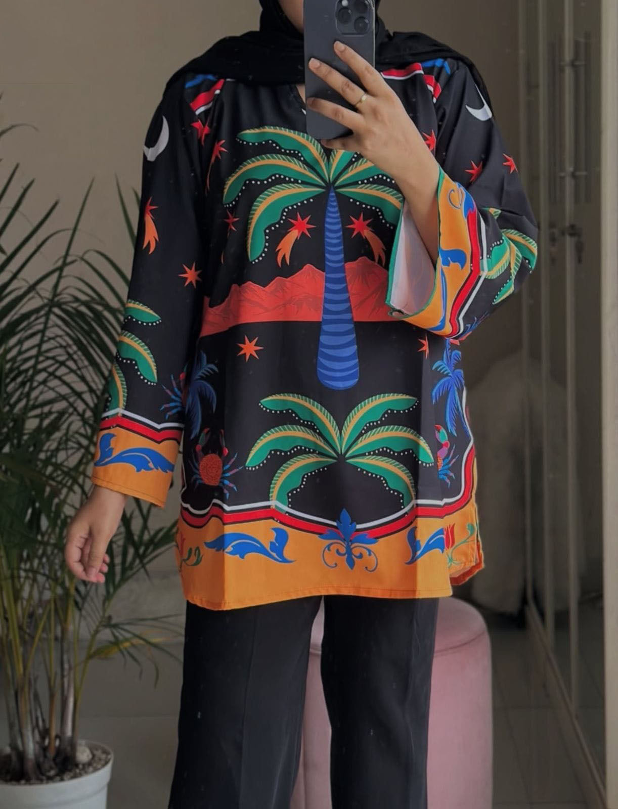 Digital Ethnic Design Printed Only Top