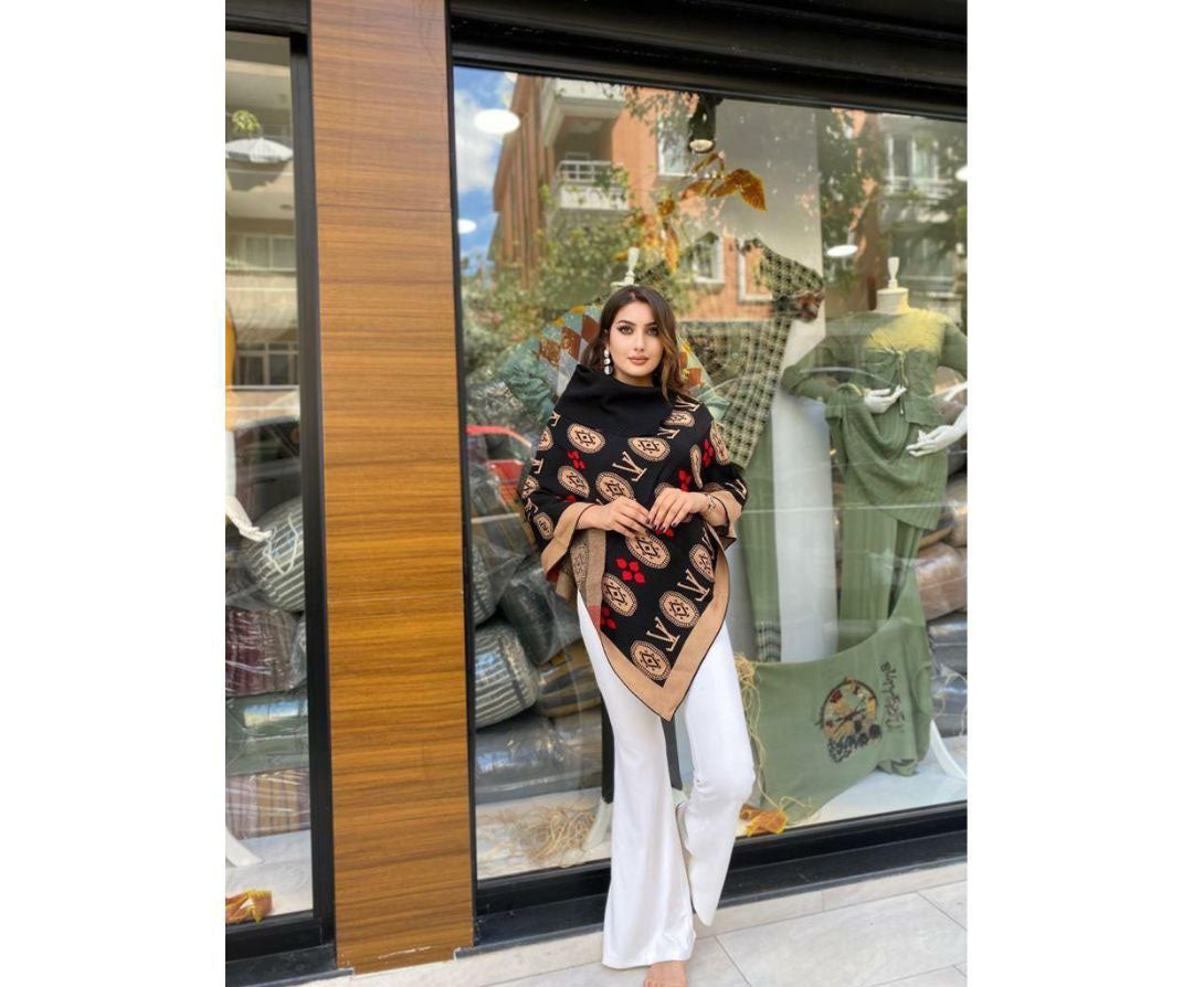 Women's L-V shawl