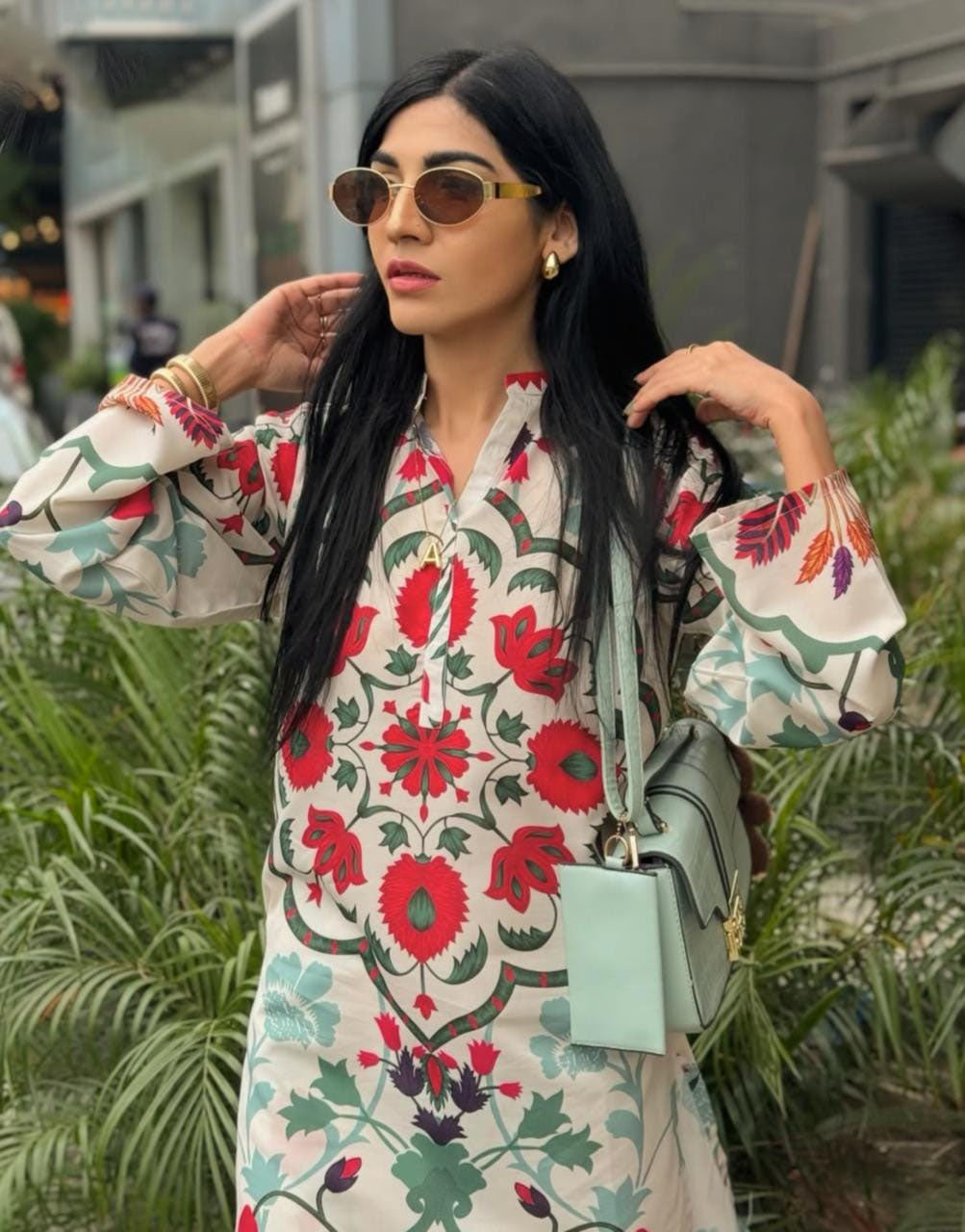 Digital Printed Cord Set 2pc