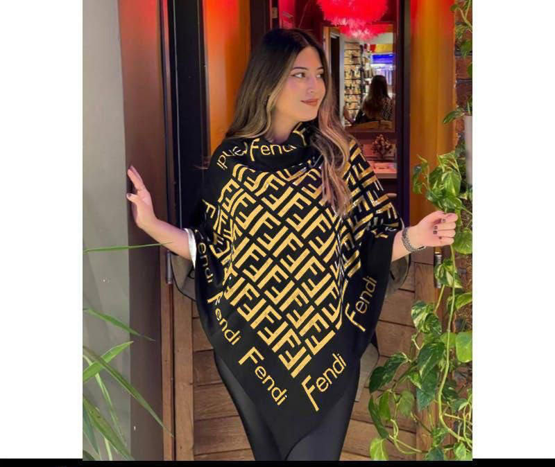 Women's L-V shawl