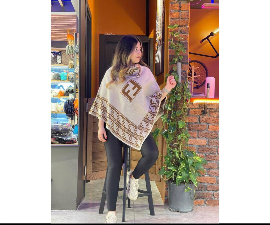 Women's L-V shawl