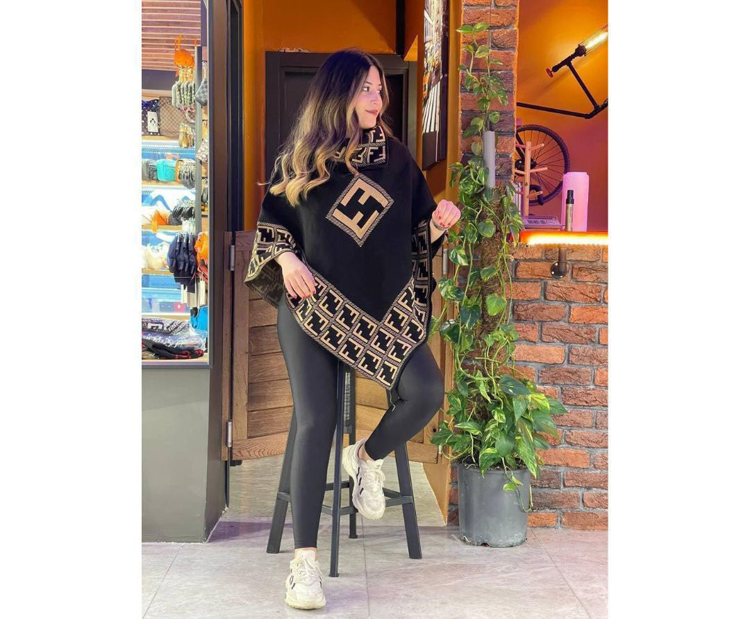 Women's L-V shawl