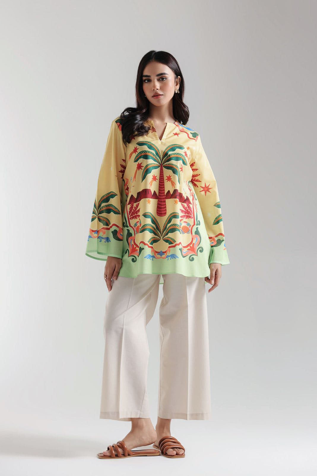 Digital Ethnic Design Printed Only Top
