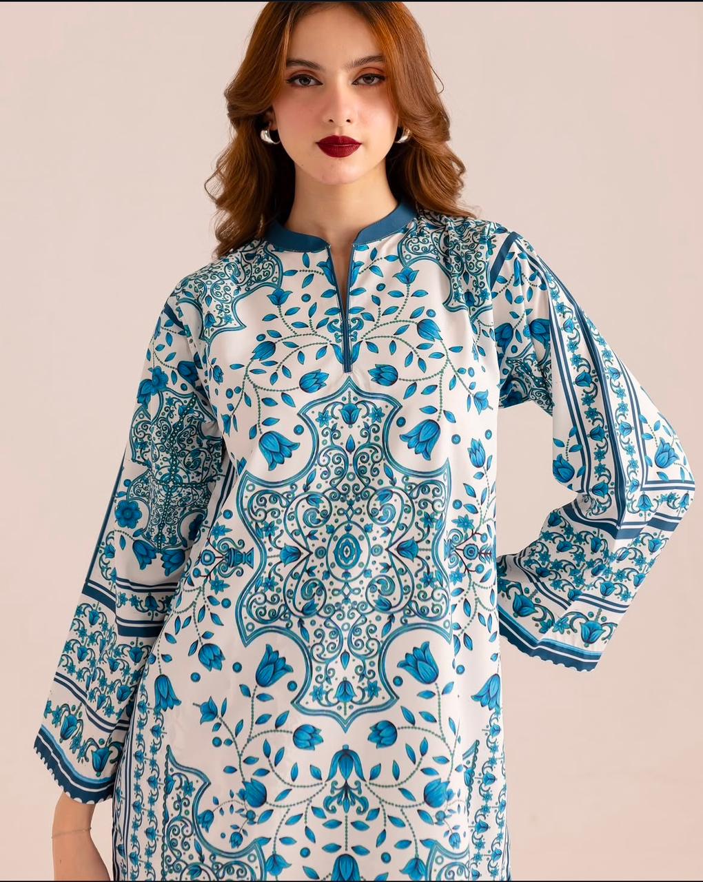 Sky Blue Ladies 2pc suit