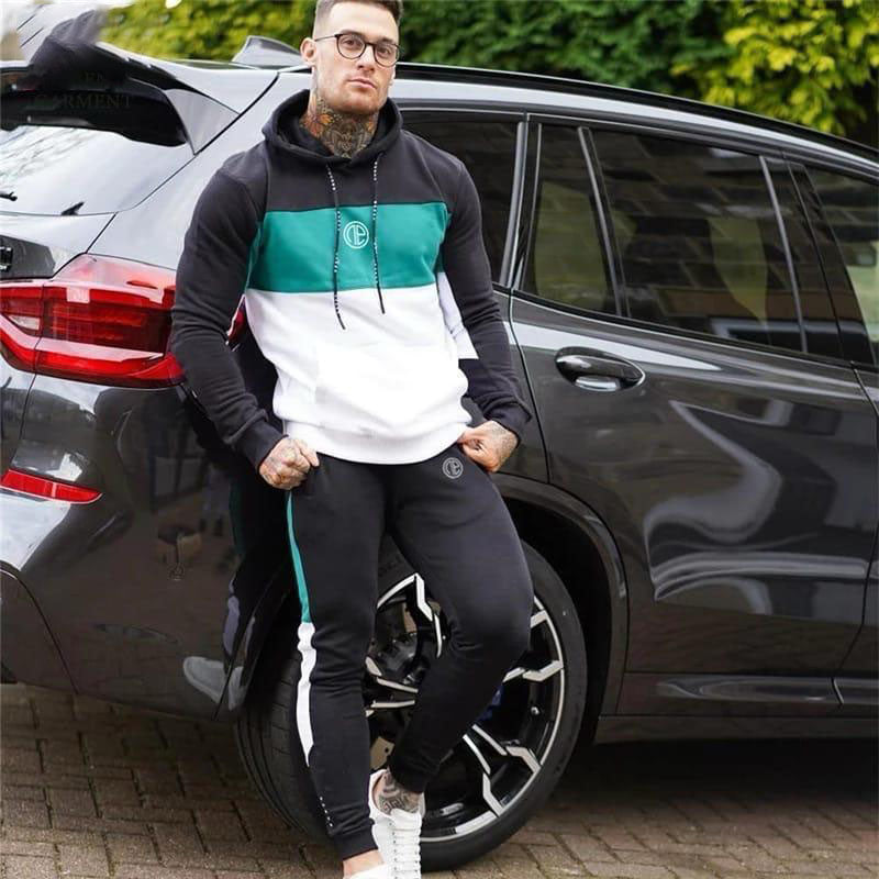 Contrast Panel  Track Suit