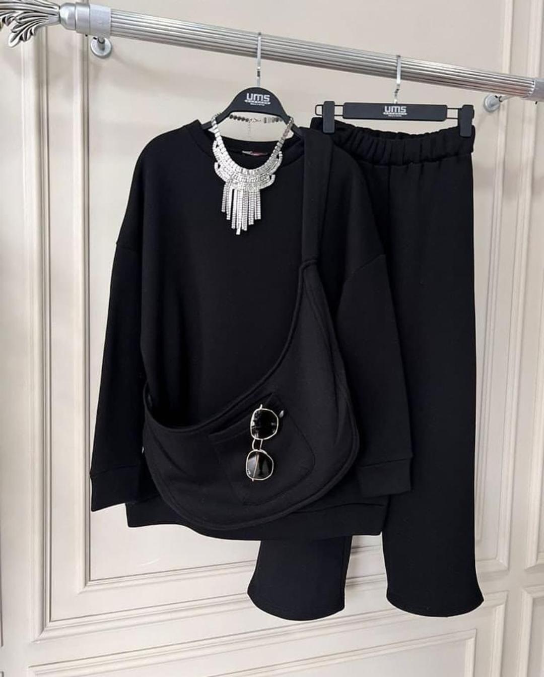 3Pcs Tracksuit Shirt Trouser Bag