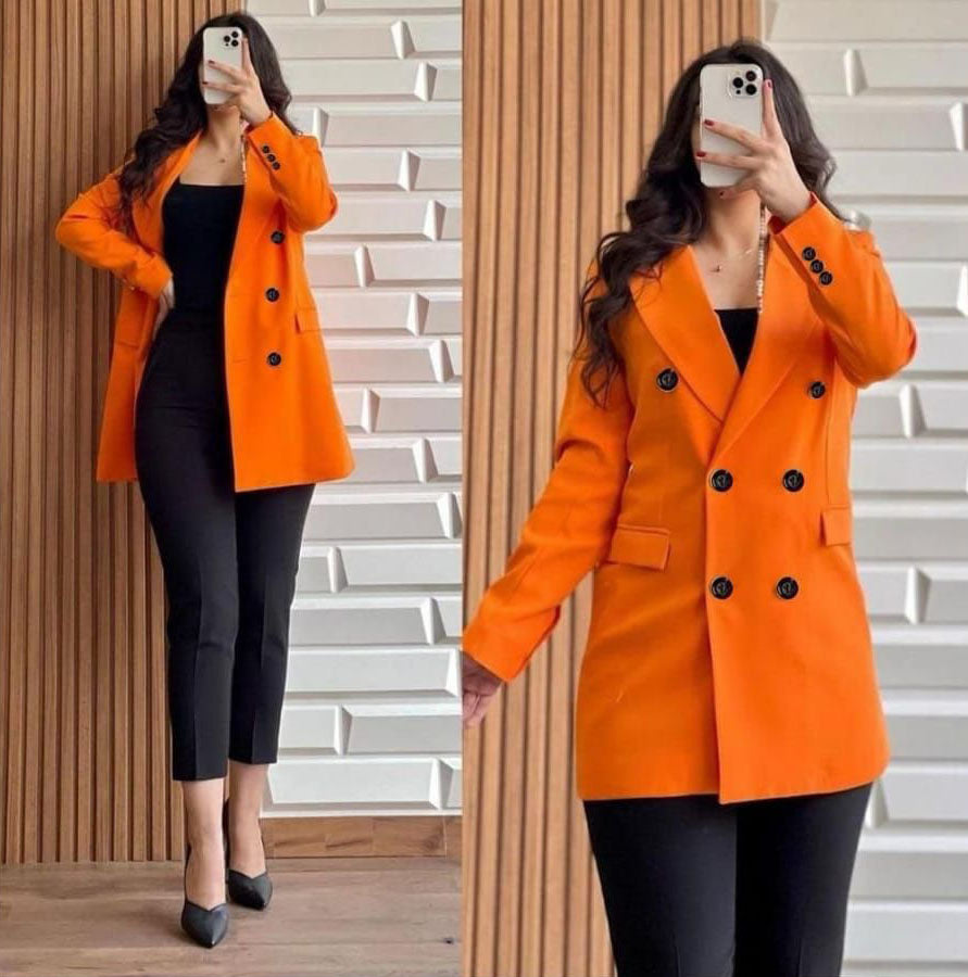 Casual Blazer Double Button top Coat