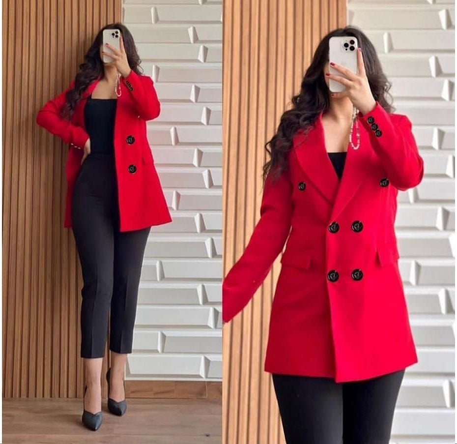 Casual Blazer Double Button top Coat