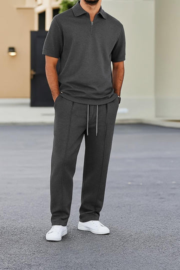 Zip Style Trouser Stripe Tracksuit