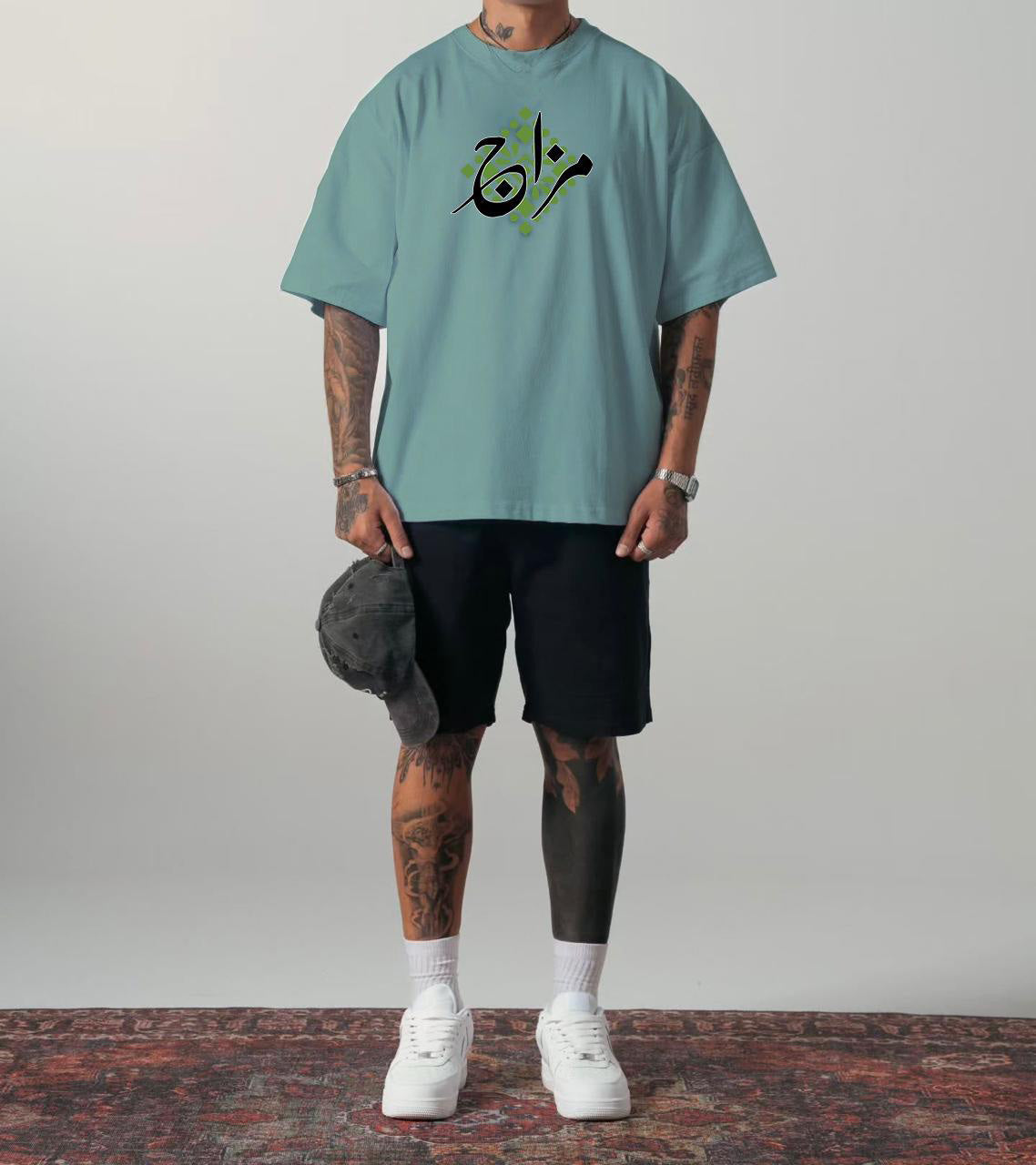 MIZAAJ Printed Dropshoulder