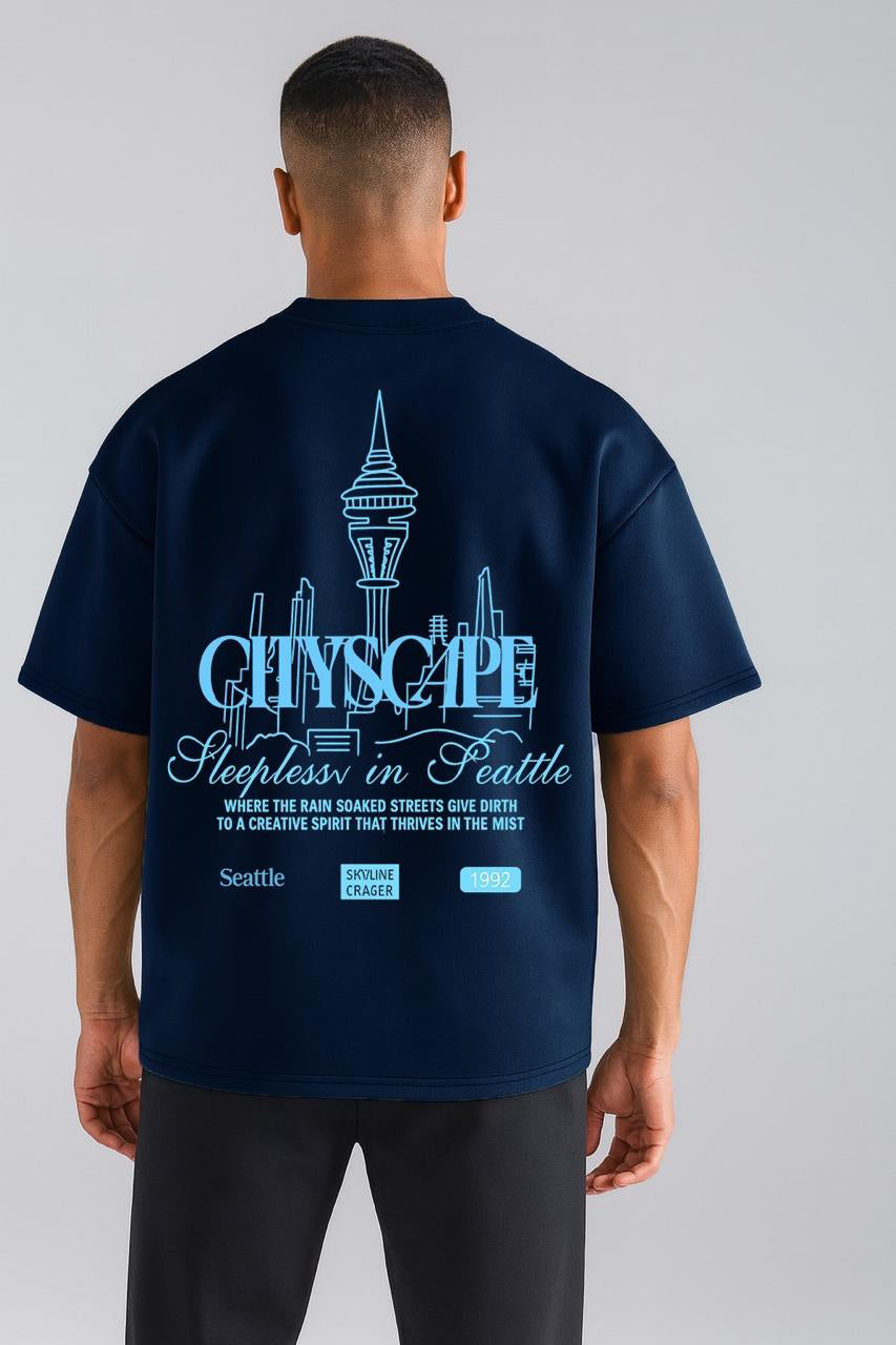 Chase  Printed drop shoulder