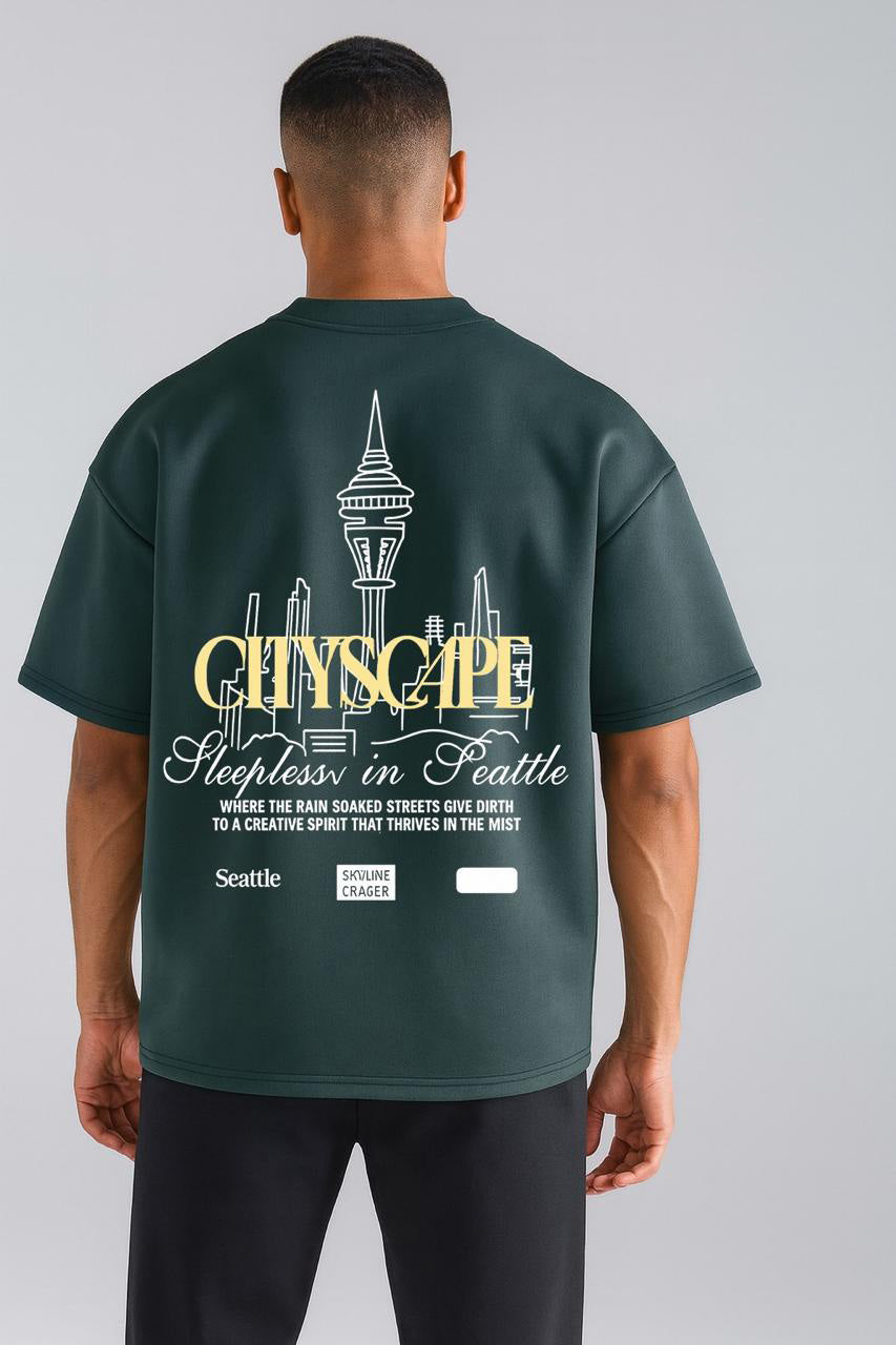 Chase  Printed drop shoulder