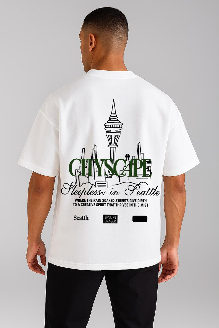 Chase  Printed drop shoulder