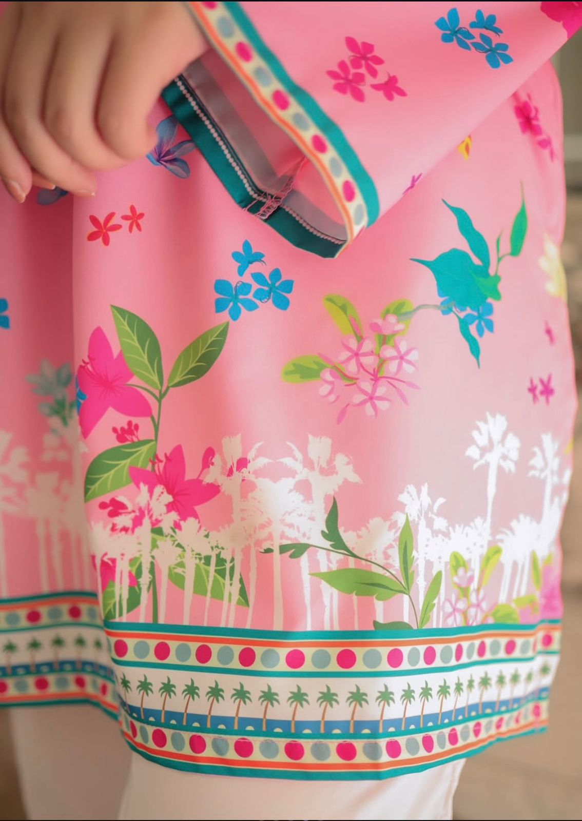 Multi Flower`s 2Pc Suit