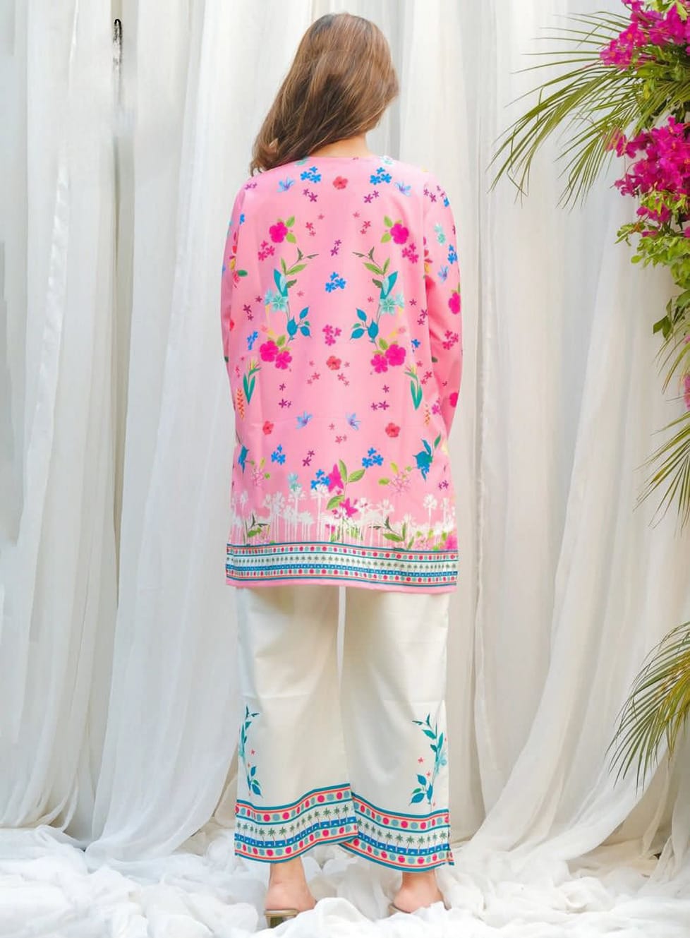 Multi Flower`s 2Pc Suit