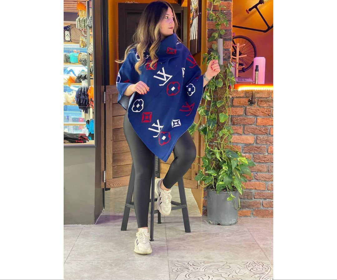 Women's L-V shawl