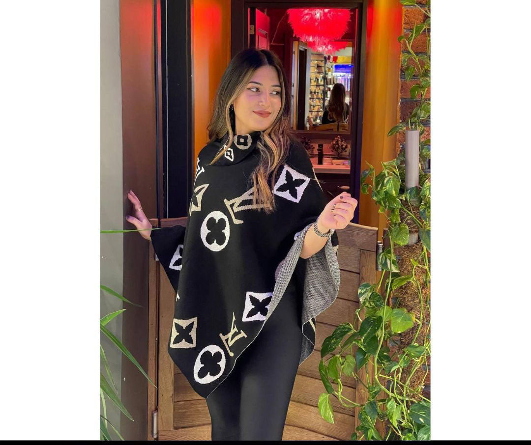 Women's L-V shawl