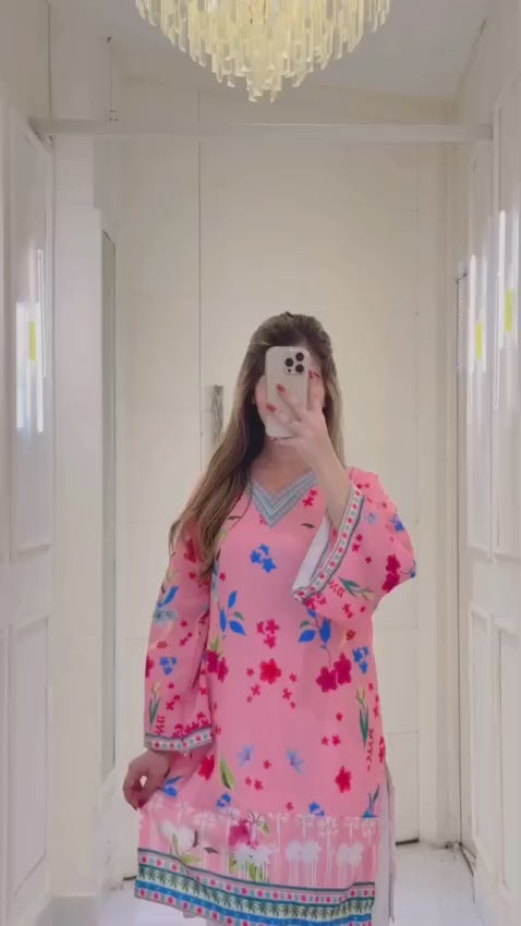 Multi Flower`s 2Pc Suit