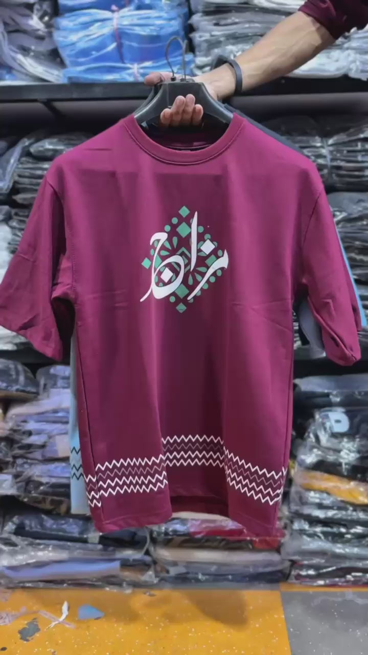 MIZAAJ Printed Dropshoulder